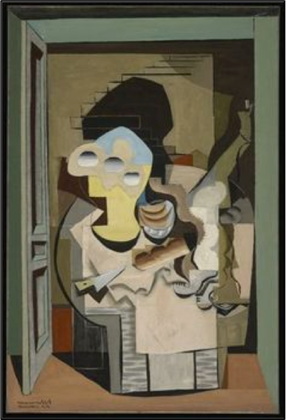 Louis MARCOUSSIS - Preparatory drawing for the painting &quot;Anvers&quot; | MasterArt